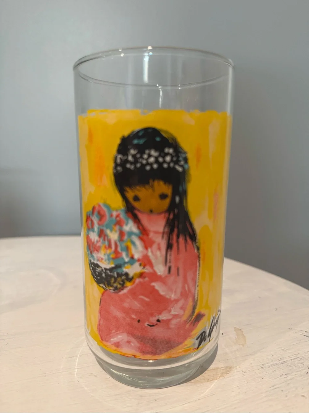 Vintage Libbey DeGrazia Children of the Southwest Glass Tumblers - Set of 3